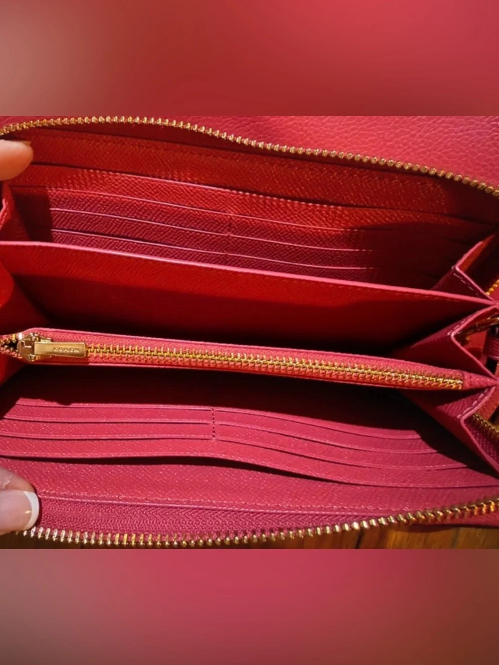 Coach F36771 Tote + Matching Long Zip-Around Wallet Set